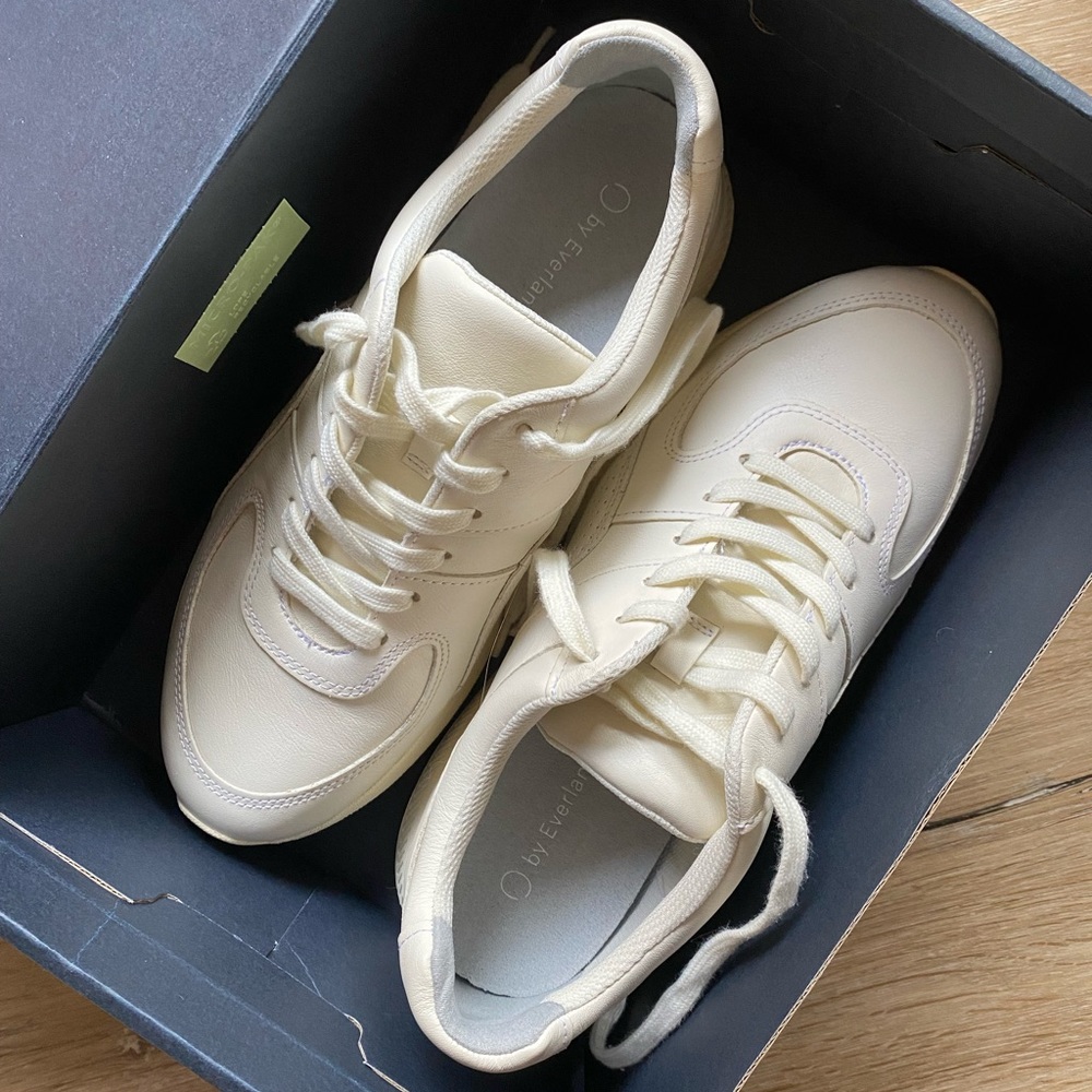 Everlane The Trainer Shoe (White)